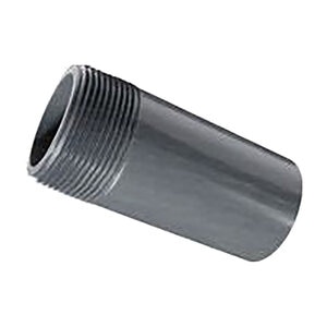 EA Gray Nipple Toe Sch 80 PVC 1-1/2 in. x 8 in.