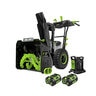 EGO 24 in. 2-stage Snow Blower Kit (2x 7.5Ah Battery,  Dual-port Charger)