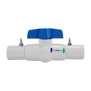 EZ FLO Coupling Connector 1 in. Threaded w/ Ball Valve