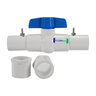Sch 40 PVC Coupling With Ball Valve 2 in. Socket for Ezflo Fertigation Tanks