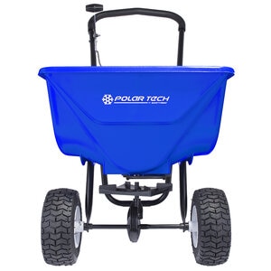 EarthWay 50 lb. High Output Salt Spreader w/ 9 in. Pneumatic Wheels & Solid Rod Linkage (Set Up)