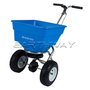 Earthway 100lb Professional Stainless Steel Ice Melt Broadcast Spreader