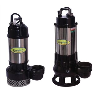 Easy Pro Submersible Pond Pump Low Head 1 HP 115 V 9,500 GPH Stainless Steel With 30 ft. Power Cord