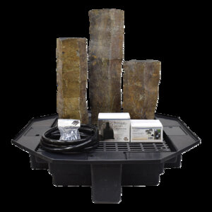 Easy Pro Tranquil Decor Fountain Kit 3 Basalt Columns 20 in. x 27 in. x 35 in.