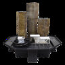 Easy Pro Tranquil Decor Fountain Kit 3 Basalt Columns 20 in. x 27 in. x 35 in.