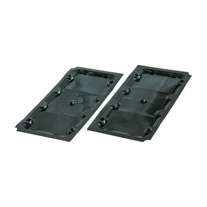 Stick-Em Rat & Mouse Size Glue Trap Black Trays (24 Double Traps/Case)