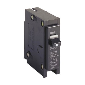 Eaton Cutler Hammer 40A Single Pole Circuit Breaker 120V
