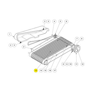 EcoLawn Conveyor Belt (61-5/8 in x 14 in. / 250S)