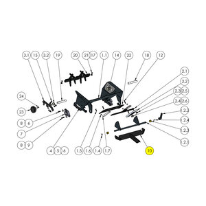 Ecolawn Deflector for Double Plate (Long)