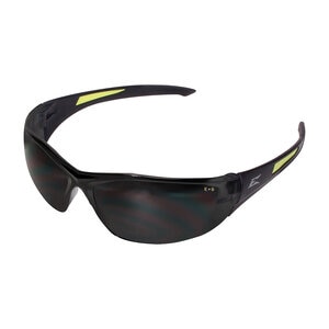 Edge Eyewear Delano G2 Safety Glasses Black Frame Smoke Lenses