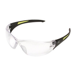 Edge Eyewer Delano G2 Safety Glasses Black Frame Clear Lenses
