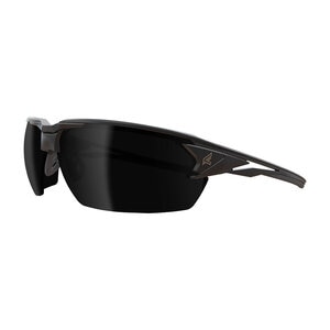 Edge Eyewear Pumori Safety Glasses Matte Black Frame Polarized Vapor Shield Smoke Lenses