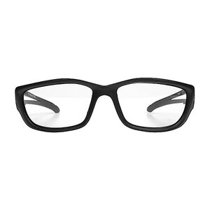 Edge Eyewear Kazbek Safety Glasses Black Frame Clear Lens