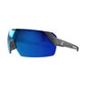 Makalu-Matte Black Frame/Polarized Aqua Precision Blue Mirror Lens