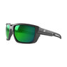 Lassen- Matte Black Frame/ Polarized Aqua Precision Green Plus Mirror Lens