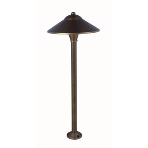 Elitco Path Light Antique Brass 9 in. No Lamp