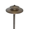 Elegant Lighting Elitco 9 in. 2-Tiered Darkened Brass Path Light