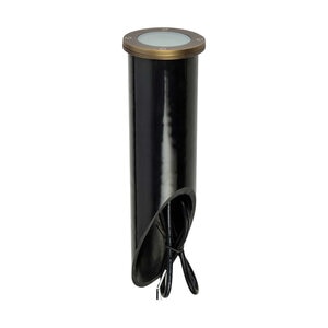 Elitco Flat Lens Well Light Dark Brass Finish Landscape Lighting Fixture