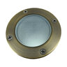 Elitco Flat Lens Well Light Dark Brass Finish Landscape Lighting Fixture