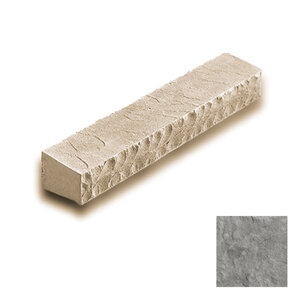 Eldorado Wainscot Sill Straight Chiseled Edge Smoke 19-3/4 in. x 2 in. x 2-1/2 in./3 in. (7 pc./box)