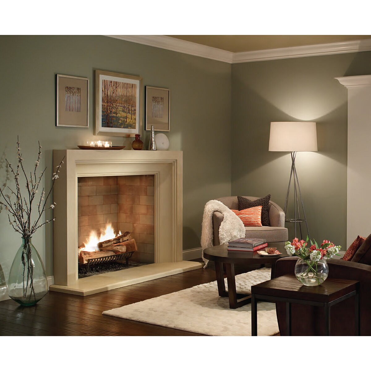 Eldorado Giada Fireplace Surround Oyster Shell Honed | SiteOne US