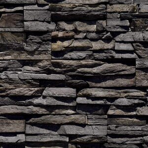 Eldorado Stacked Stone Corners Black River Small Box (8 ln. ft./box)