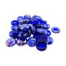 Fire Glass Cobalt Flat Gem