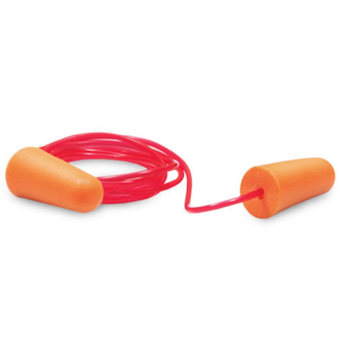 Uni-Fit Tapered Disposable Ear Plugs w/ Cord Red (Box of 200) | SiteOne US