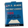 Blades Utility Knife 100 Pack