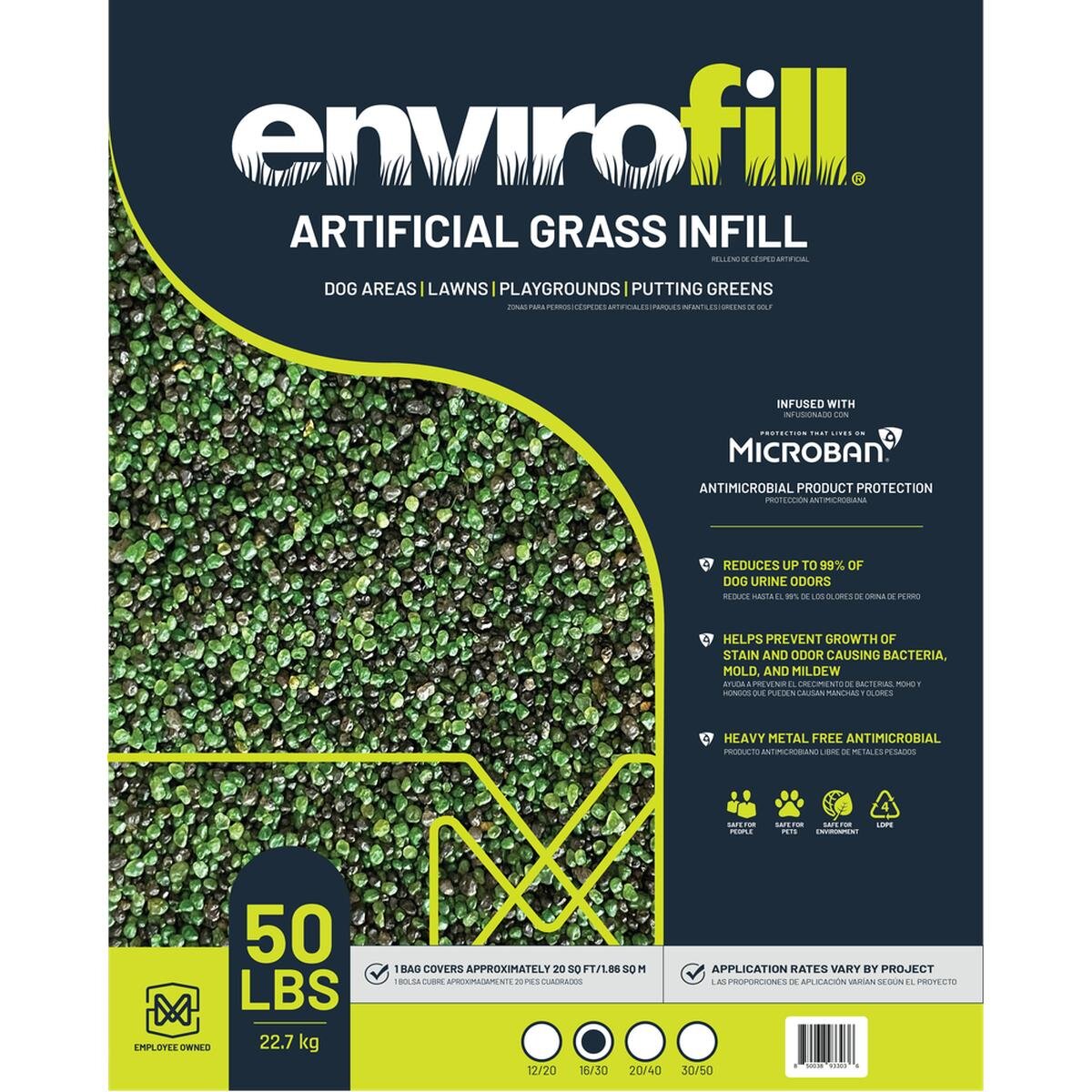Envirofill #16-30 Green/Black Infill Sand – Landscape Application ...