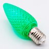 Equipt Holiday C9 Faceted Bulb Green LED (Sold by the Bag)