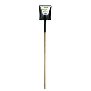 Equipt Square Point Shovel Open Back 48 in. Wood Handle
