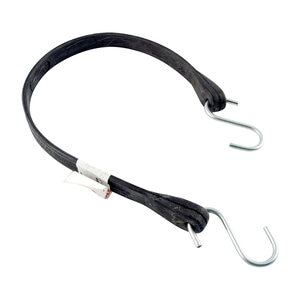 Tarp Strap Black Industrial EPDM Rubber 24 in.