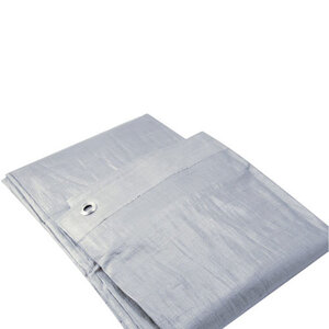 Heavy Duty Poly Tarp Silver 8 ft. x 10 ft.