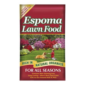 Espoma Lawn Food 15-0-5 50% CRN Ca 4% Ca 1% Fe Turf Granular Fertilizer 40 lb. Bag