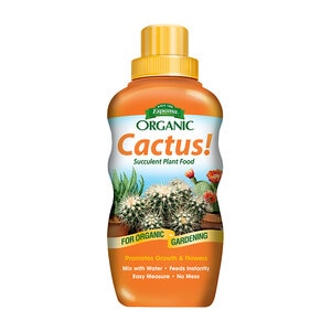 Espoma Organic Cactus! 1-2-2 Succulent Plant Liquid Fertilizer 8 fl oz. Bottle