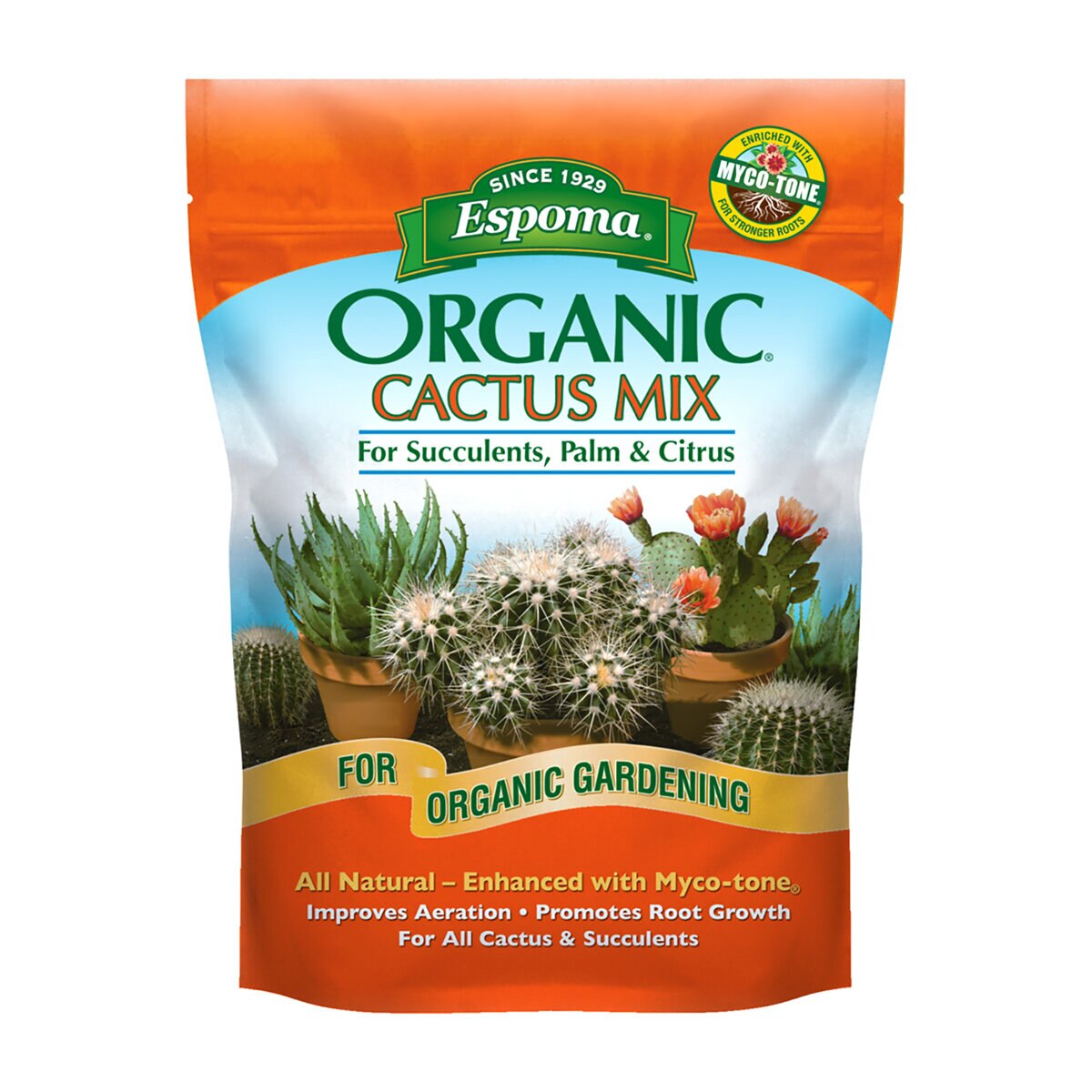 Espoma Organic Cactus Mix Potting Soil 8 qt. Bag | SiteOne US