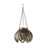 Evergreen Antiqued Metal Hanging Indoor/Outdoor Flower Light 