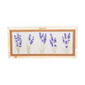 Evergreen Lilacs Hand Painted Screen Wood Frame Wall Décor