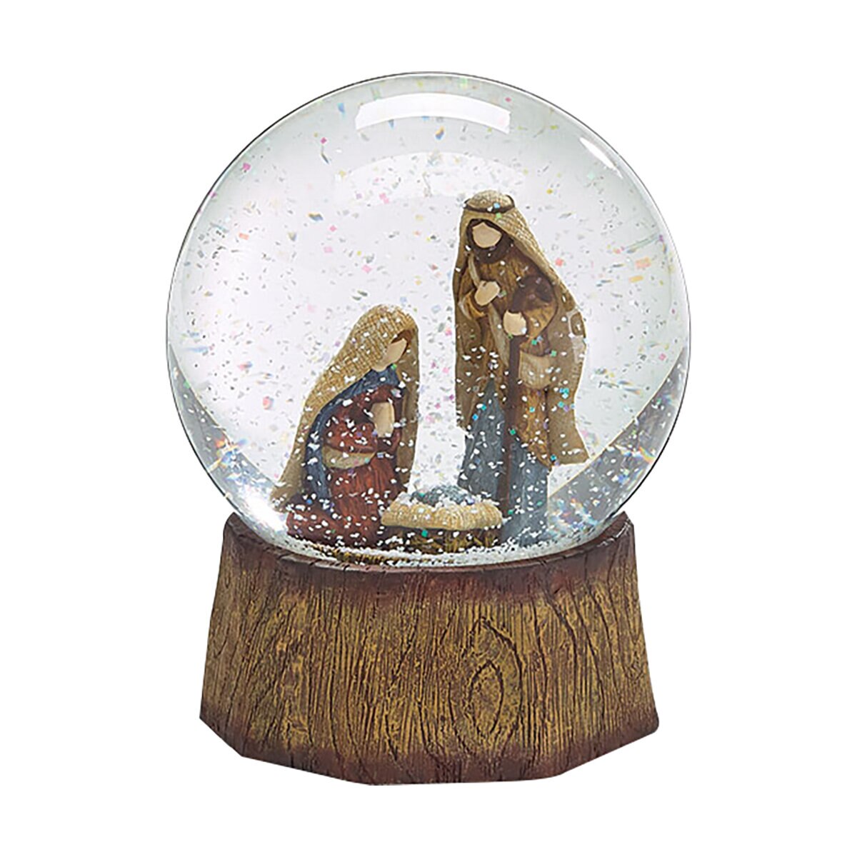 Evergreen Nativity Silent Night Musical Snow Globe | SiteOne US