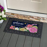 Evergreen Sassafras Switch Door Mat Tray Embossed Fleur de Lis 30 in. x 18 in.