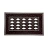 Evergreen Sassafras Switch Door Mat Tray Black Scroll 30 in. x 18 in.