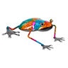 Gradient Frog Garden Statue Metal 5 in.