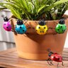 Pollinator Garden Ladybug Pot Hugger Metal 3 in.