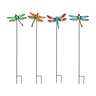 Pollinator Garden Dragonfly Stake Metal 35 in.