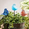 What She Shed Bird Glass Plant Pick