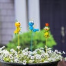 Pollinator Garden Caterpillar Plant Pick Metal