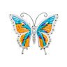 Gradient Butterfly Garden Statue Metal 5 in.