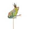 Pollinator Garden Garden Stake Royal Frog Metal 41 in.