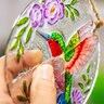 Pollinator Garden Suncatcher Hummingbird 5-1/2 in.